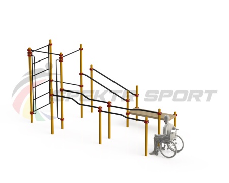 Купить Спортивный комплекс для инвалидов-колясочников WRK-D16_76mm в Морозовске 