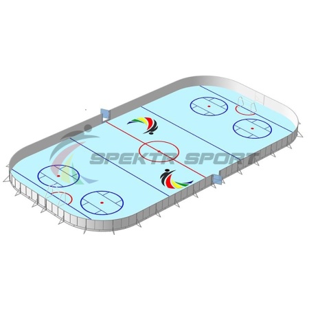 Купить Хоккейная коробка, борта фанера 12 мм, 40х20 в Морозовске 